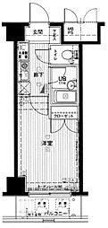 メインステージ東高円寺 1Kの間取図画像