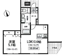 サラテラス 1階/-