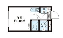 LeConfo荻窪 ワンルームの間取図画像