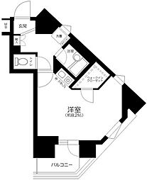 Jパーク青葉台2 ワンルームの間取図画像