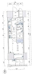 ライジングプレイス亀戸 1Kの間取図画像