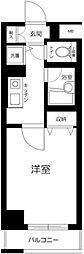 シンシア日本橋新川 1Kの間取図画像