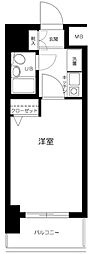 アーバンヒルズマンション早稲田 1Kの間取図画像