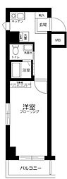 ダイホープラザ中野新橋 1Kの間取図画像