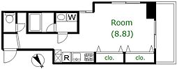 ブライズ西荻窪 ワンルームの間取図画像