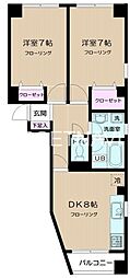 PRIMAVERA 2DKの間取図画像