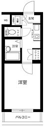 ルーブル三軒茶屋2 1Kの間取図画像