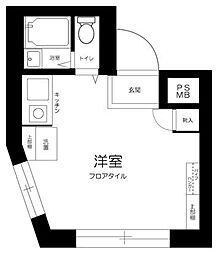D-Rホームズ大山 ワンルームの間取図画像