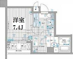 ガラ・ステージ森下 1Kの間取図画像