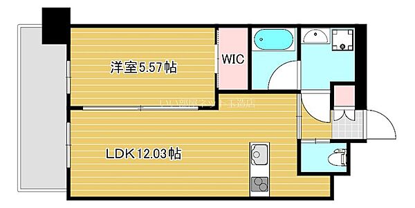 大阪府大阪市東成区中道３丁目(賃貸マンション1LDK・8階・39.71㎡)の写真 その2