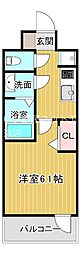 プレサンス大阪東成中本ハーヴィル 1Kの間取図画像