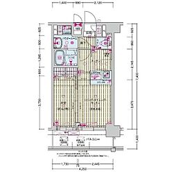 プレサンス鶴橋トレヴィエ 9階/-