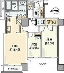 レジデンスタワー上本町 7階/-
