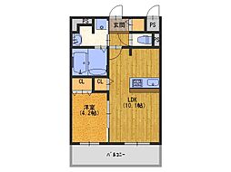 GrandPacific田島Luxe 1LDKの間取図画像