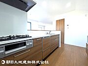 リビングにいるご家族と会話のしやすいカウンターキッチン。
