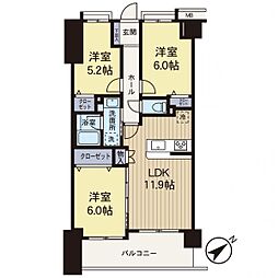 間取図画像 3LDK