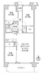 間取図画像 3LDK