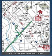 【現地案内図】◆JR内房線「五井」駅までバス10分(「国分寺台南郵便局」停まで徒歩8分)/徒歩40分です。