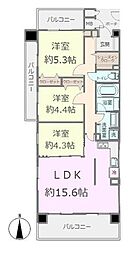 間取図画像 3LDK