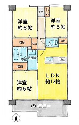 ■6階建て2階...