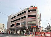 ライフ練馬中村北店　徒歩6分 450m