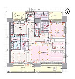 パルティール金山アネックス 3LDKの間取図画像