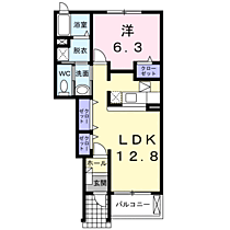 フラン　Ａ 102 ｜ 長野県長野市松代町西条3739-1（賃貸アパート1LDK・1階・46.49㎡） その2