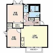 メゾンクレール原IIC  ｜ 長野県長野市川中島町原（賃貸アパート2LDK・2階・54.57㎡） その2