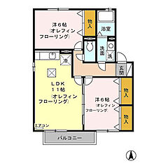 物件の間取り