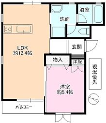 Fillo 1LDKの間取図画像