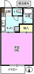 フレグランスマルコ3 1Kの間取図画像