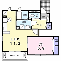 物件の間取り