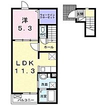 モントレイ 205 ｜ 長野県須坂市大字塩川525-2（賃貸アパート1LDK・2階・43.47㎡） その2