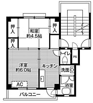 ビレッジハウス小山2号棟  ｜ 長野県須坂市墨坂４丁目（賃貸マンション2K・5階・33.09㎡） その2