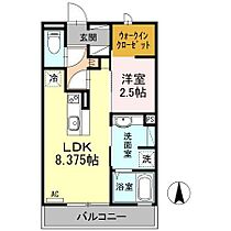 パークサイド・オッツ 202 ｜ 長野県長野市吉田５丁目（賃貸アパート1LDK・2階・33.39㎡） その2