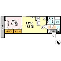 (仮)D-ROOM高田字久保 102 ｜ 長野県長野市大字高田（賃貸アパート1LDK・1階・43.60㎡） その2