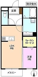 間取図画像 1LDK