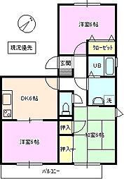 フェニックスST 3DKの間取図画像