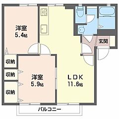物件の間取り