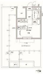RELUXIA方南町II ワンルームの間取図画像