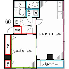 物件の間取り