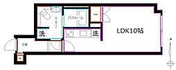 EXAM新中野II ワンルームの間取図画像