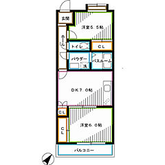 物件の間取り