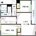 産業住宅協会高円寺アパートB棟2階19.8万円