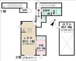 間取図画像 1LDK