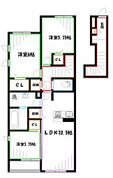 グランドステージ1 3LDKの間取図画像