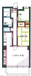 パークファミリア 2LDKの間取図画像