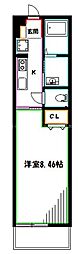 リブリ・モナミ・エムケイ 1Kの間取図画像