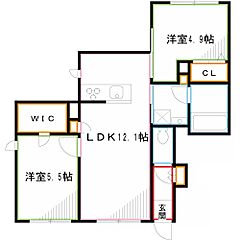 物件の間取り