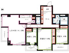 物件の間取り